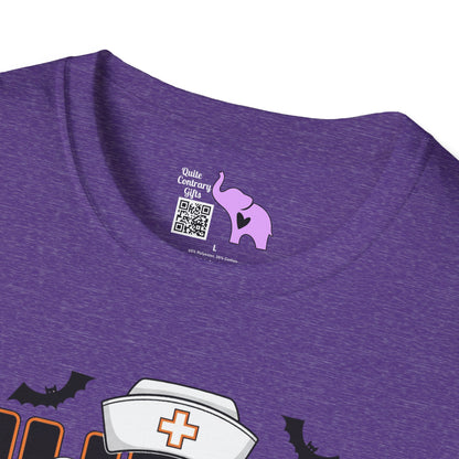Fun Halloween Nurse Adult T-shirt