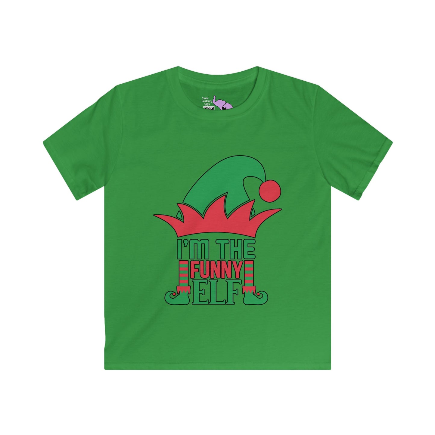 I'm The Funny Elf Youth Softstyle Tee