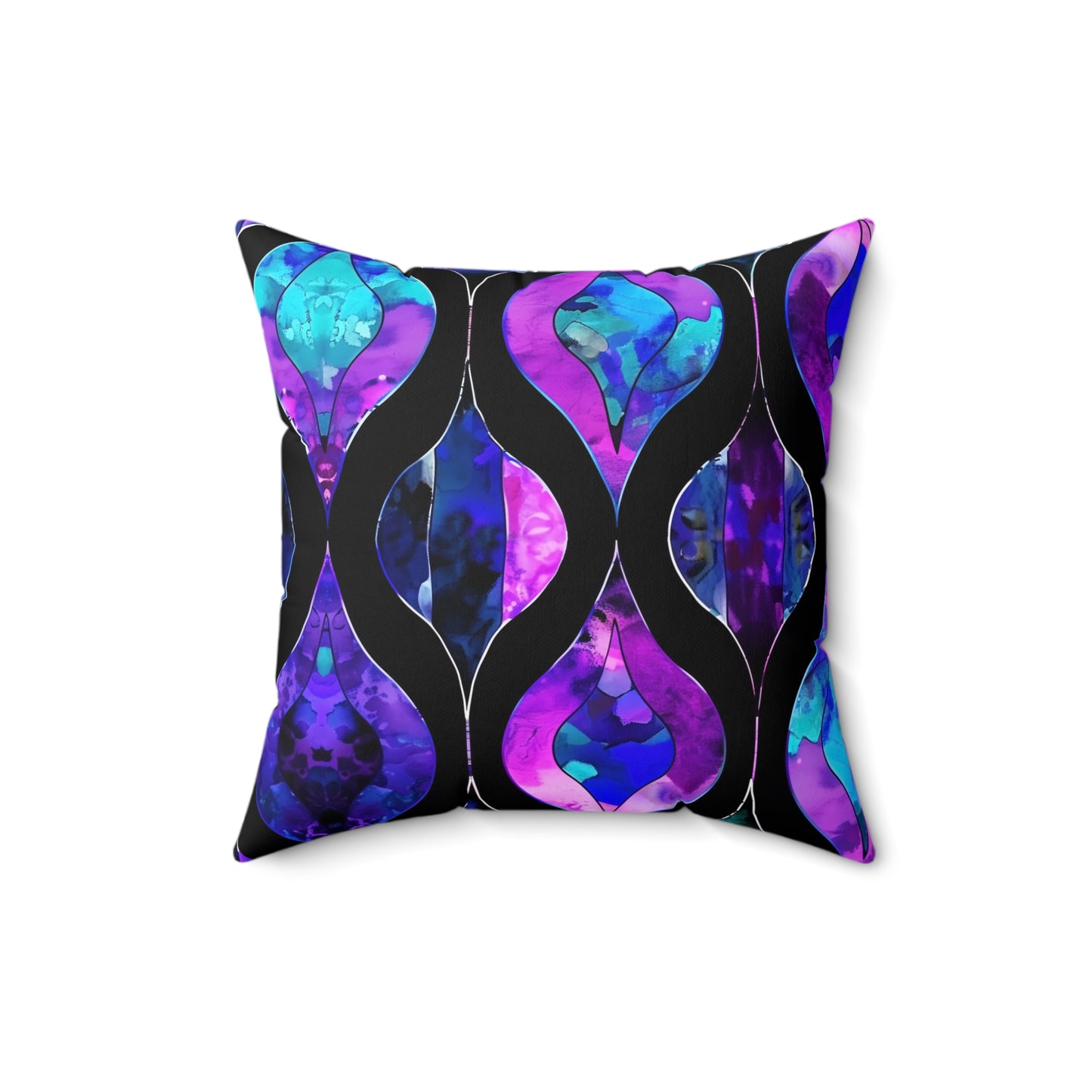 Midnight Cathedral Throw Pillow