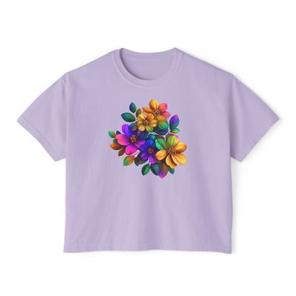 Burst of Bloom Women's Boxy Tee