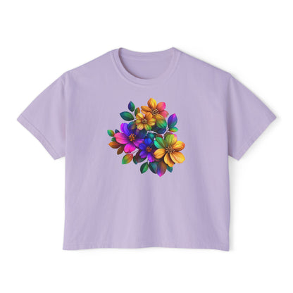 Burst of Bloom Women's Boxy Tee