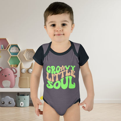 Groovy Little Soul Infant Baby Rib Bodysuit