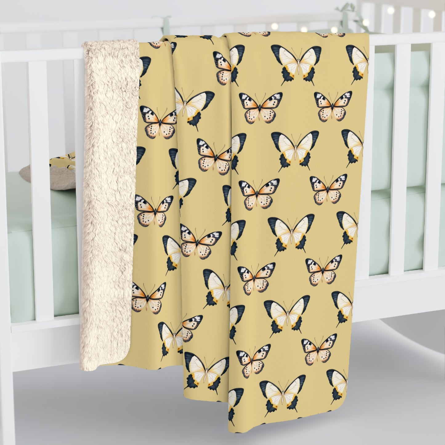 Golden Flutter Duvet Bedding Set