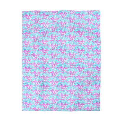 Cotton Candy Camo Microfiber Duvet Cover