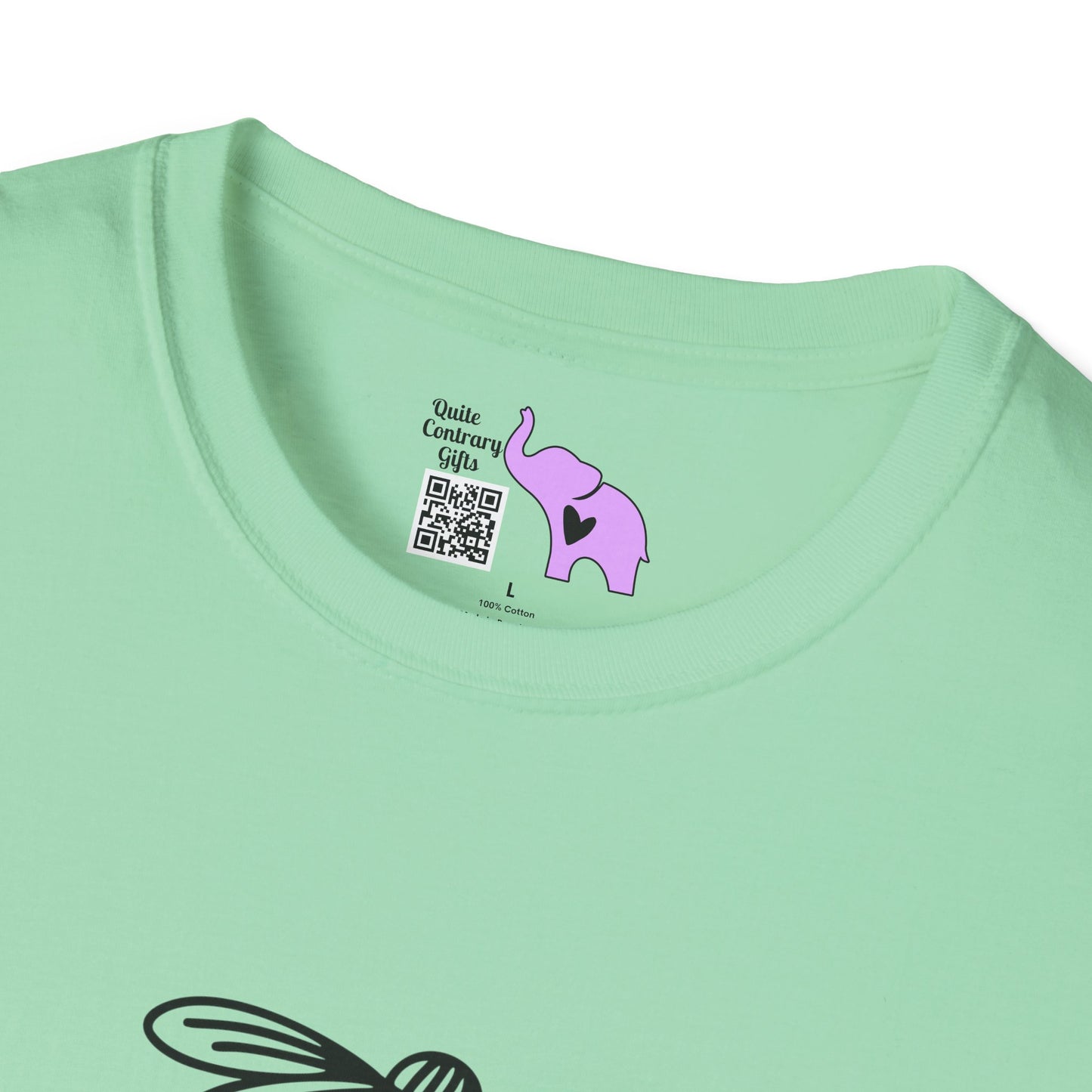 Peace (Vertical, Floral) Adult T-shirt