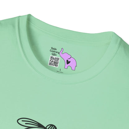 Peace (Vertical, Floral) Adult T-shirt