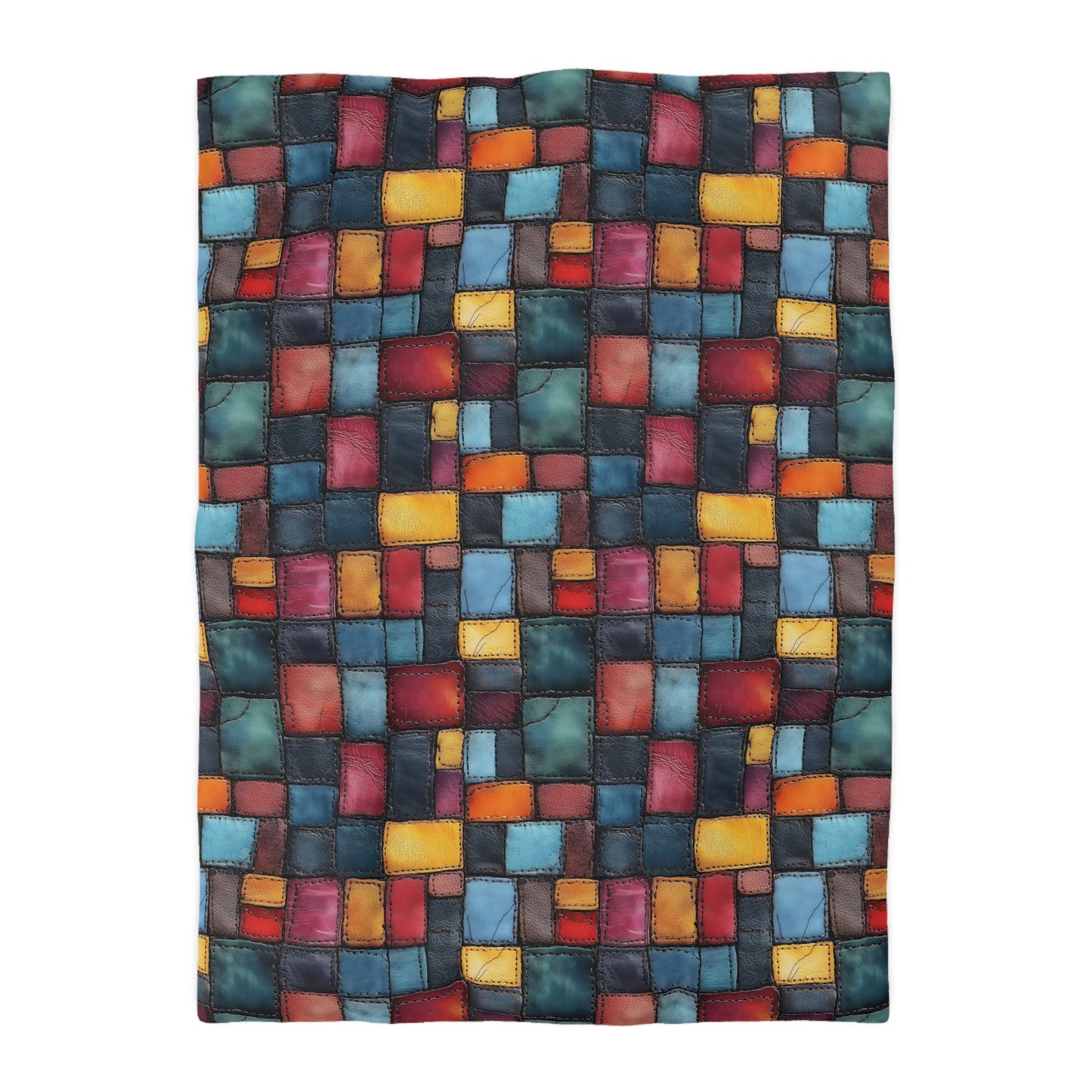 Colorblock Craze Microfiber Duvet Cover