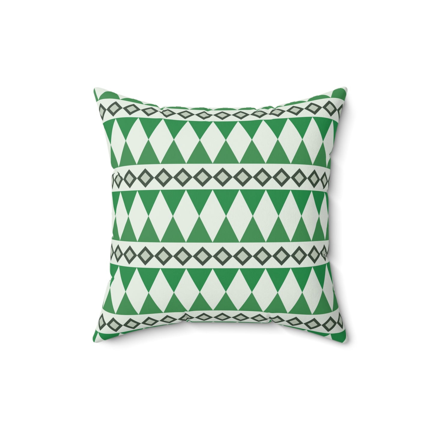 Moss Cairn Stripes Throw Pillow