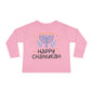 Happy Chanukah Toddler Long Sleeve Tee