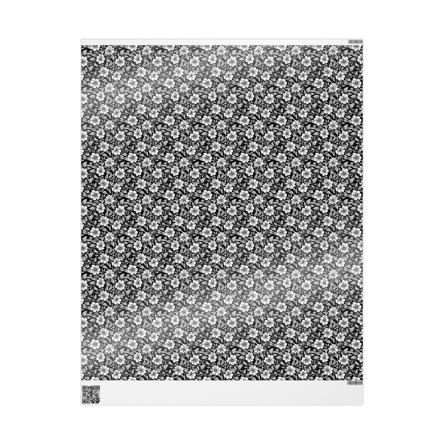 Monochrome Paradise Bloom Gift Wrap for All Occasions