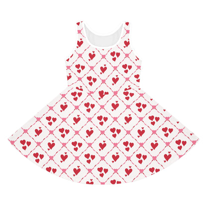 Cupid’s Lattice Girls' Sleeveless Sundress