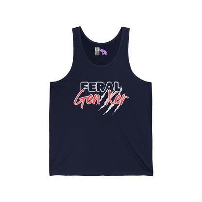 Feral GenXer w/Claws Adult Unisex Tank