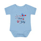 My First 4th of July 2 Baby Rib Bodysuit