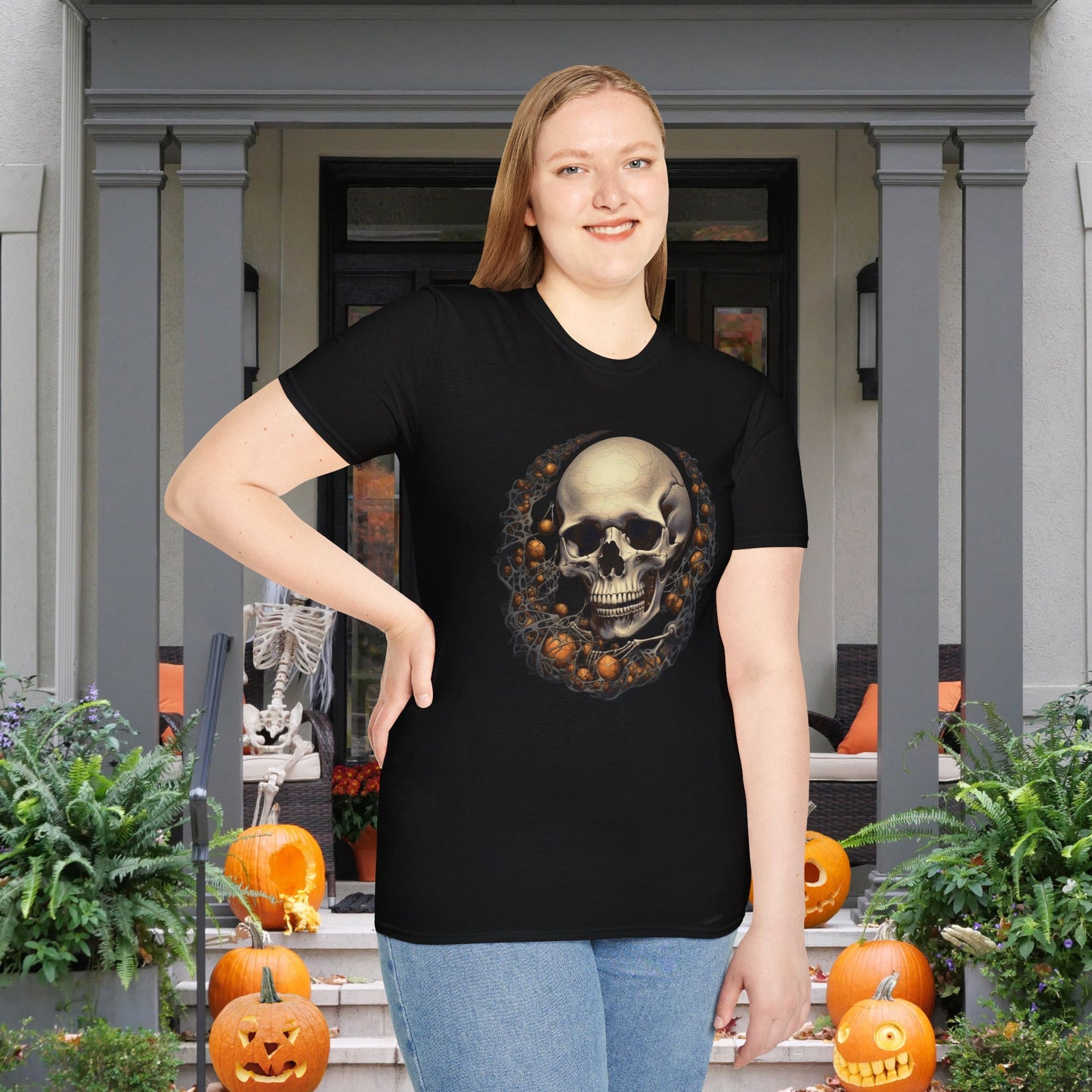 Creepy Bones 2 Adult T-shirt