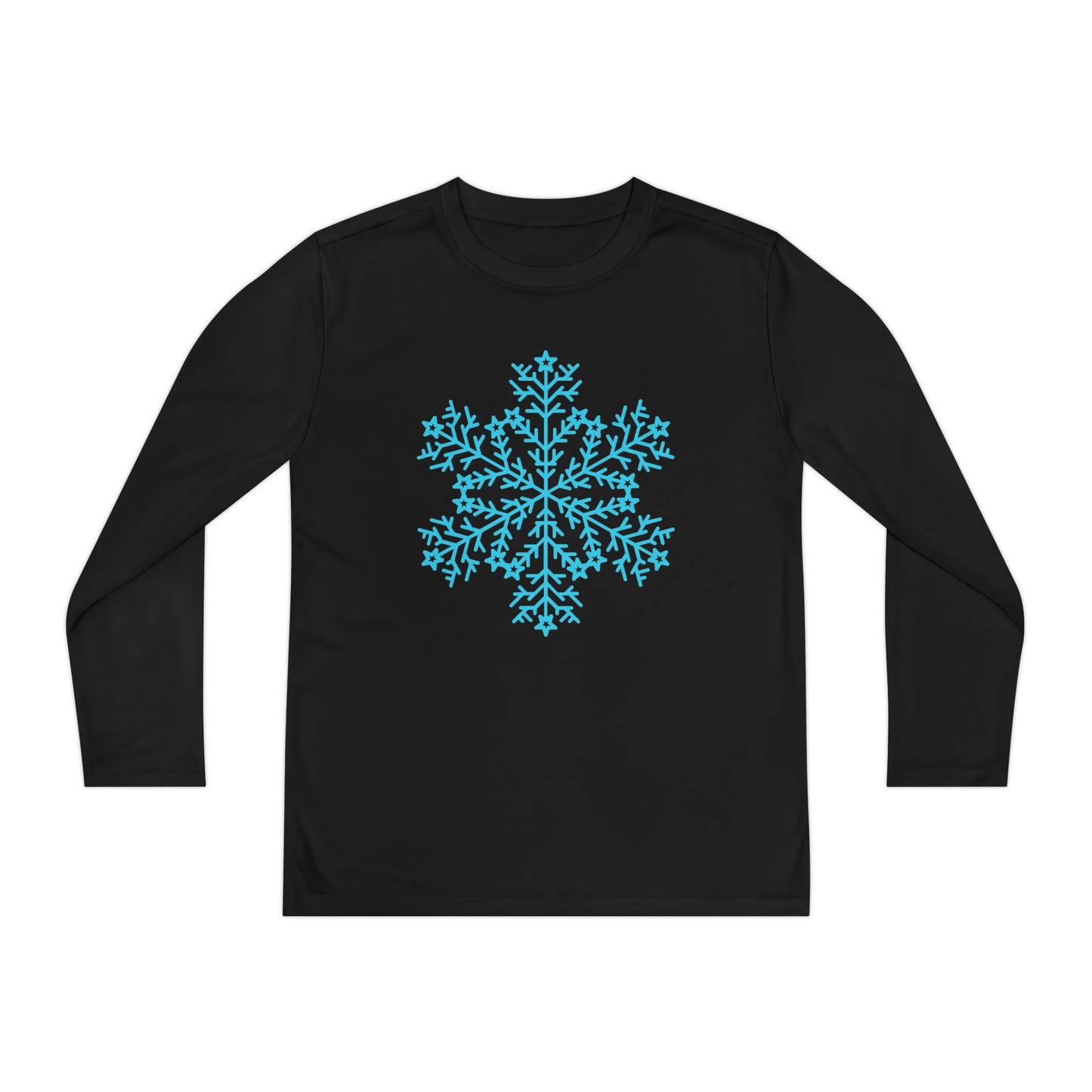 Large Snowflake Youth Long Sleeve Tee