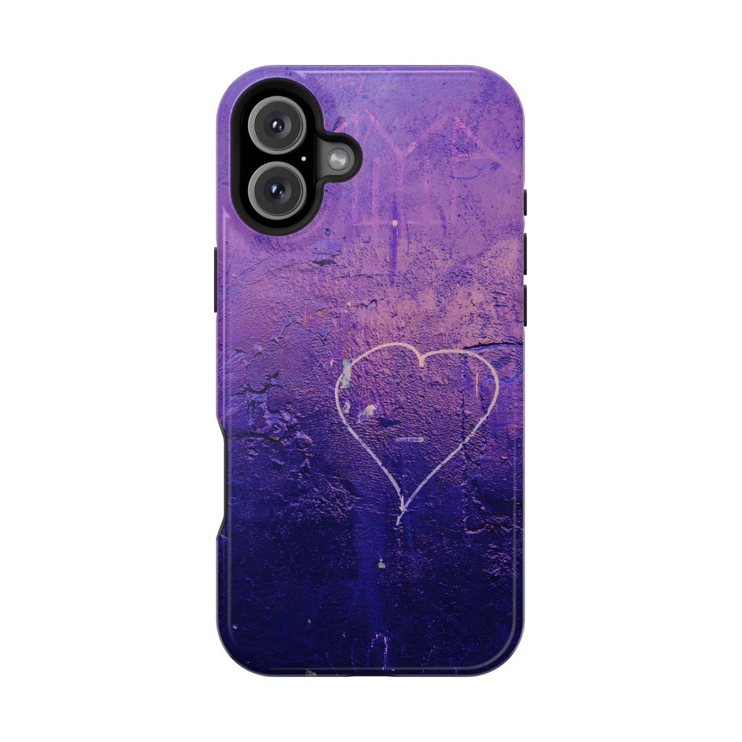 Purple Heart Wall MagSafe® Compatible Tough Case for iPhone