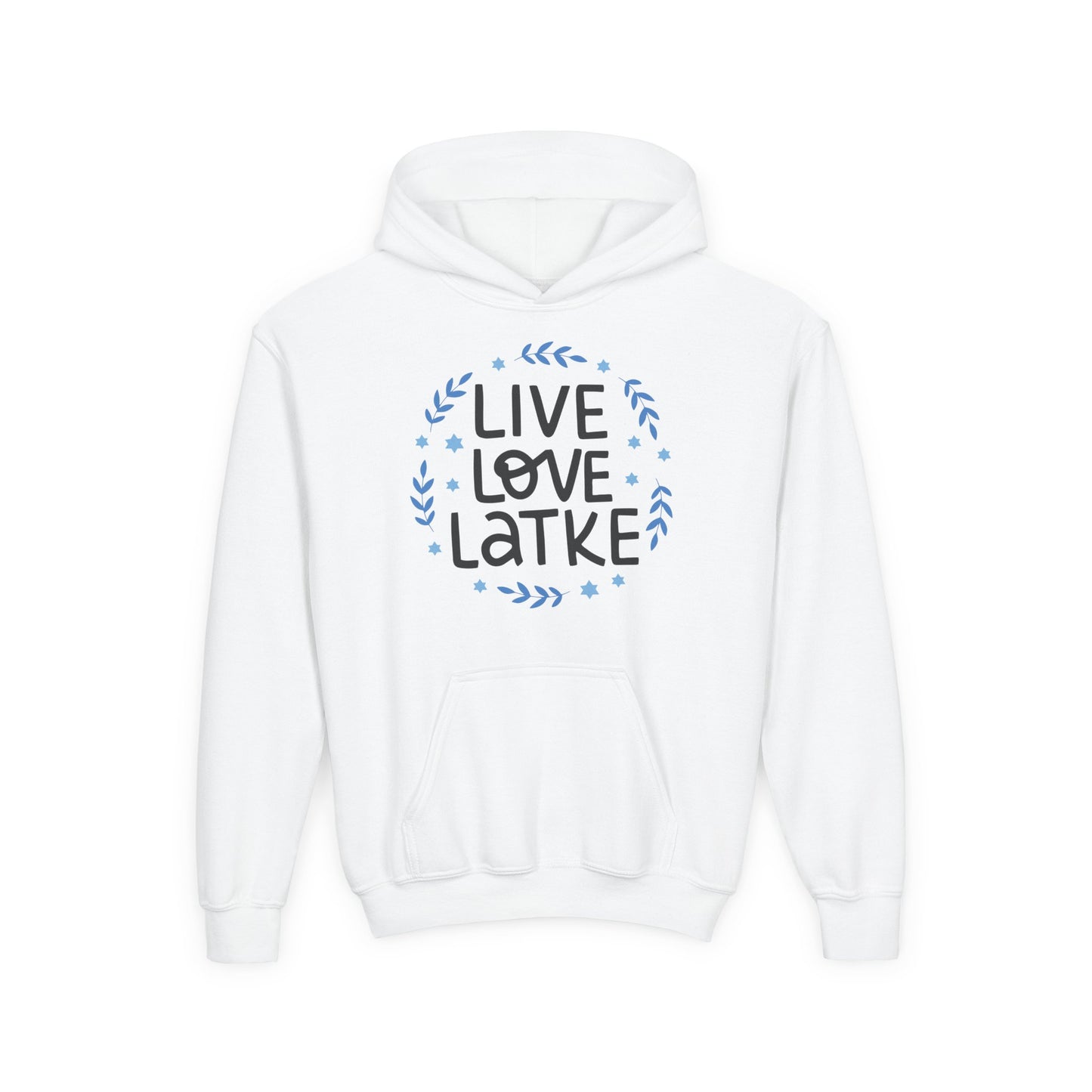 Hanukkah Live Love Latke Youth Hoodie