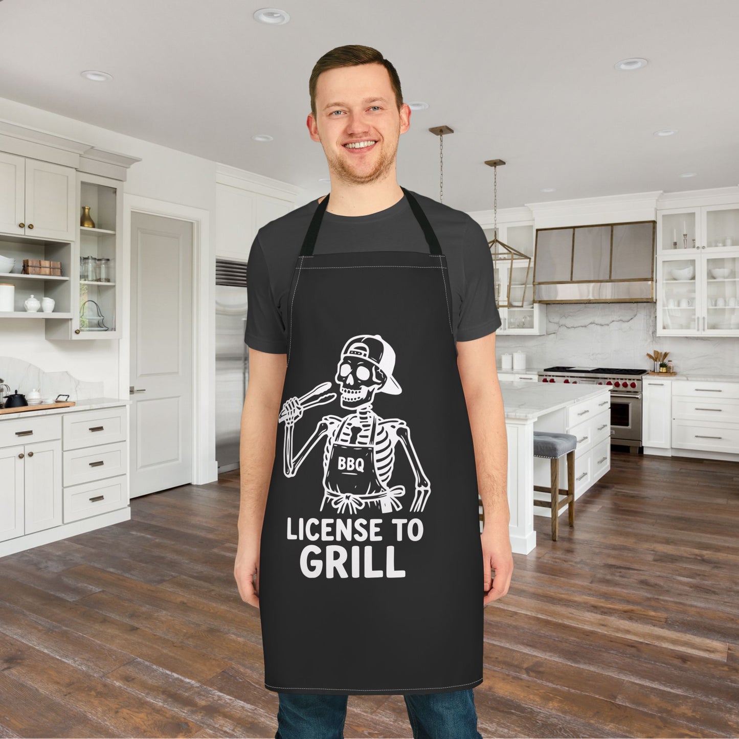 License to Grill (Dad Skeleton) Apron