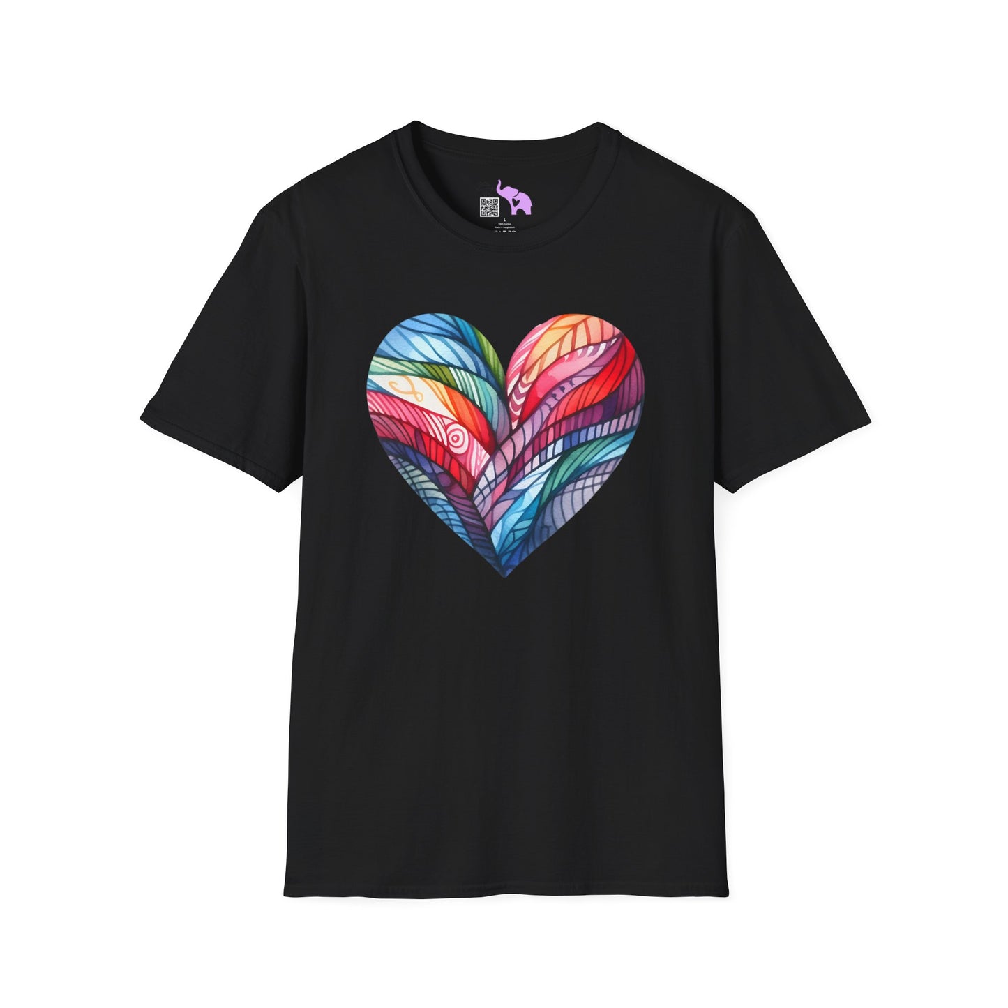 Heart of Many Colors Adult T-shirt