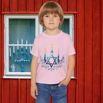 Star & Flame Hanukkah Heavy Cotton™ Toddler T-shirt