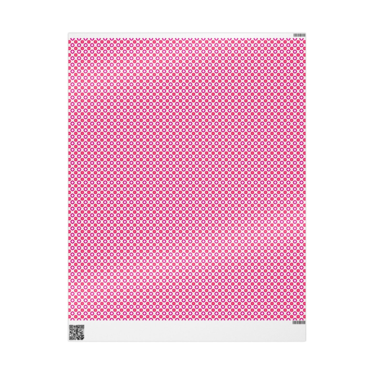 Rosy Star Garden Wrapping Paper