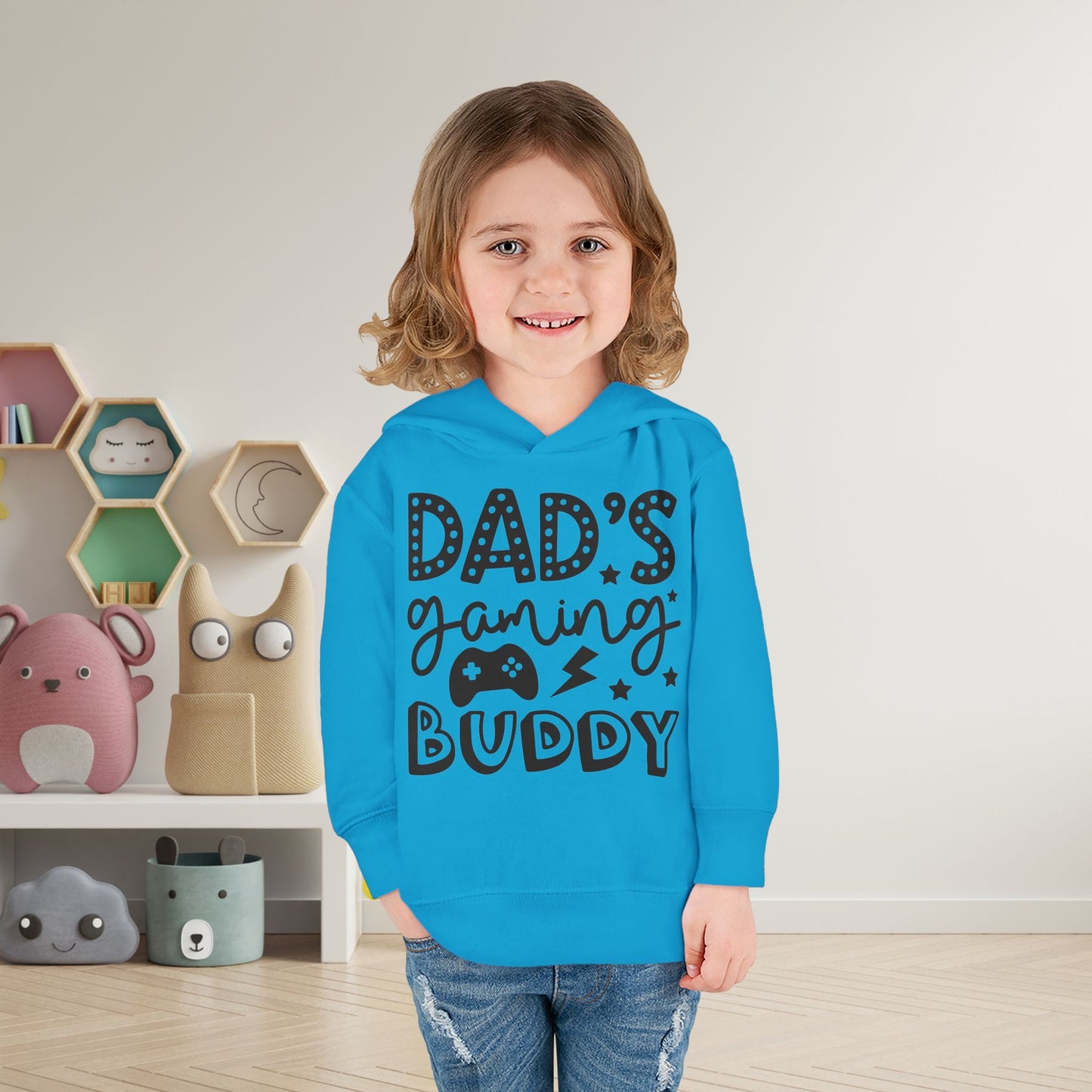Dad's Gaming Buddy Toddler Hoodie