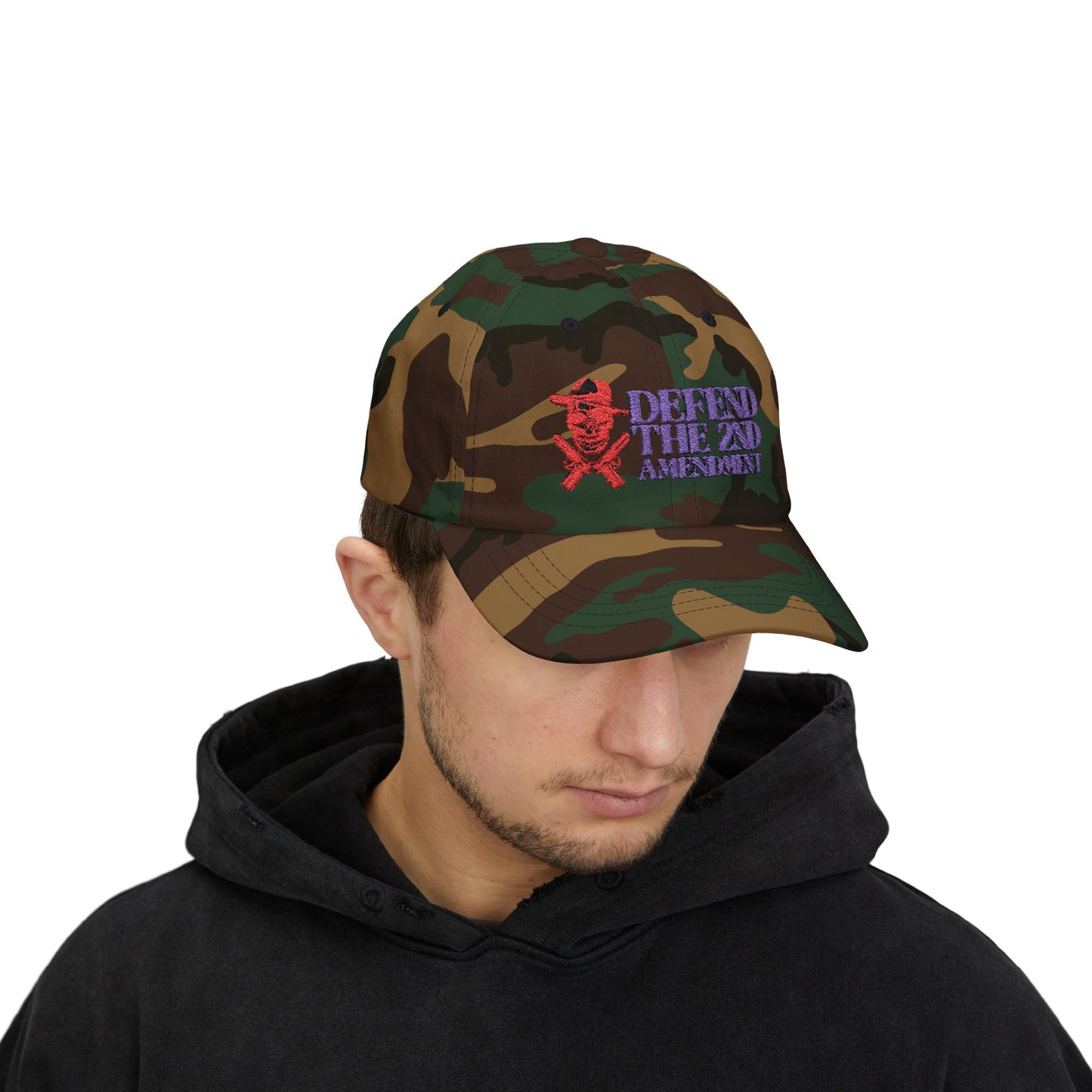 Defend The 2nd Amendment Embroidered Classic Dad Cap