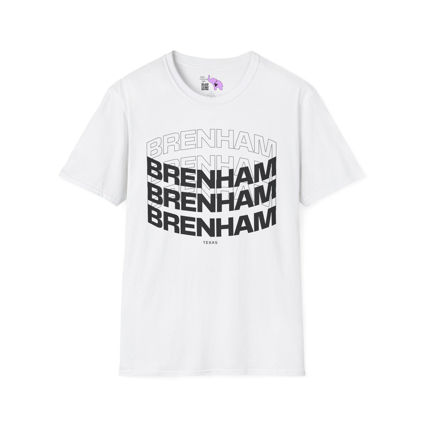 Brenham (Triple Arched) Texas Adult Unisex Tshirt