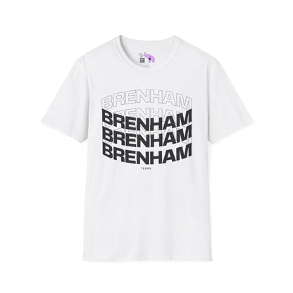 Brenham (Triple Arched) Texas Adult Unisex Tshirt