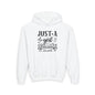Just A Girl Boss Building Her Empire Youth Heavy Blend Hoodie