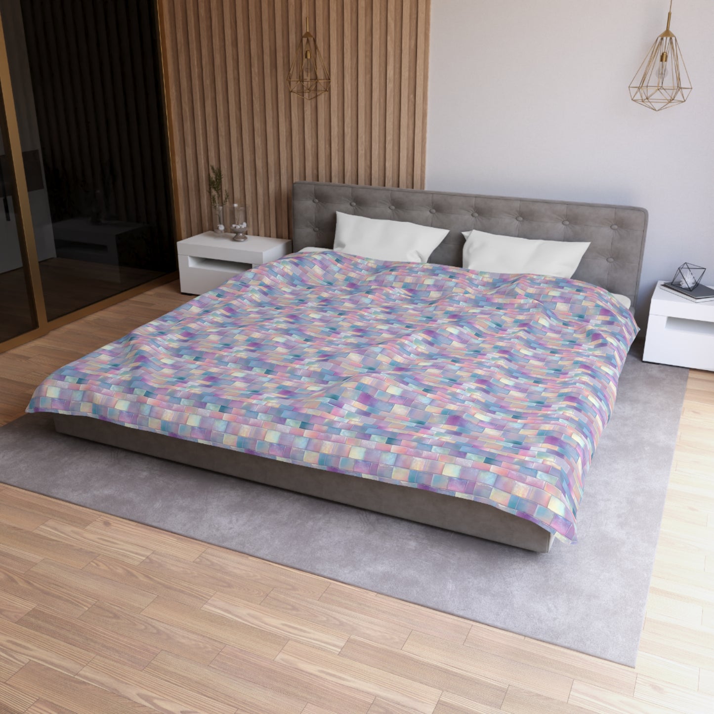 Cloudbound Panels Microfiber Duvet Cover
