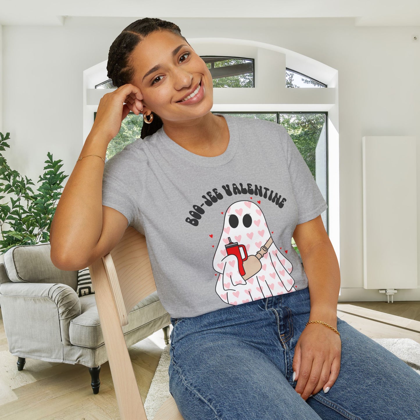 Boo-Jee Valentine Adult Unisex Tshirt