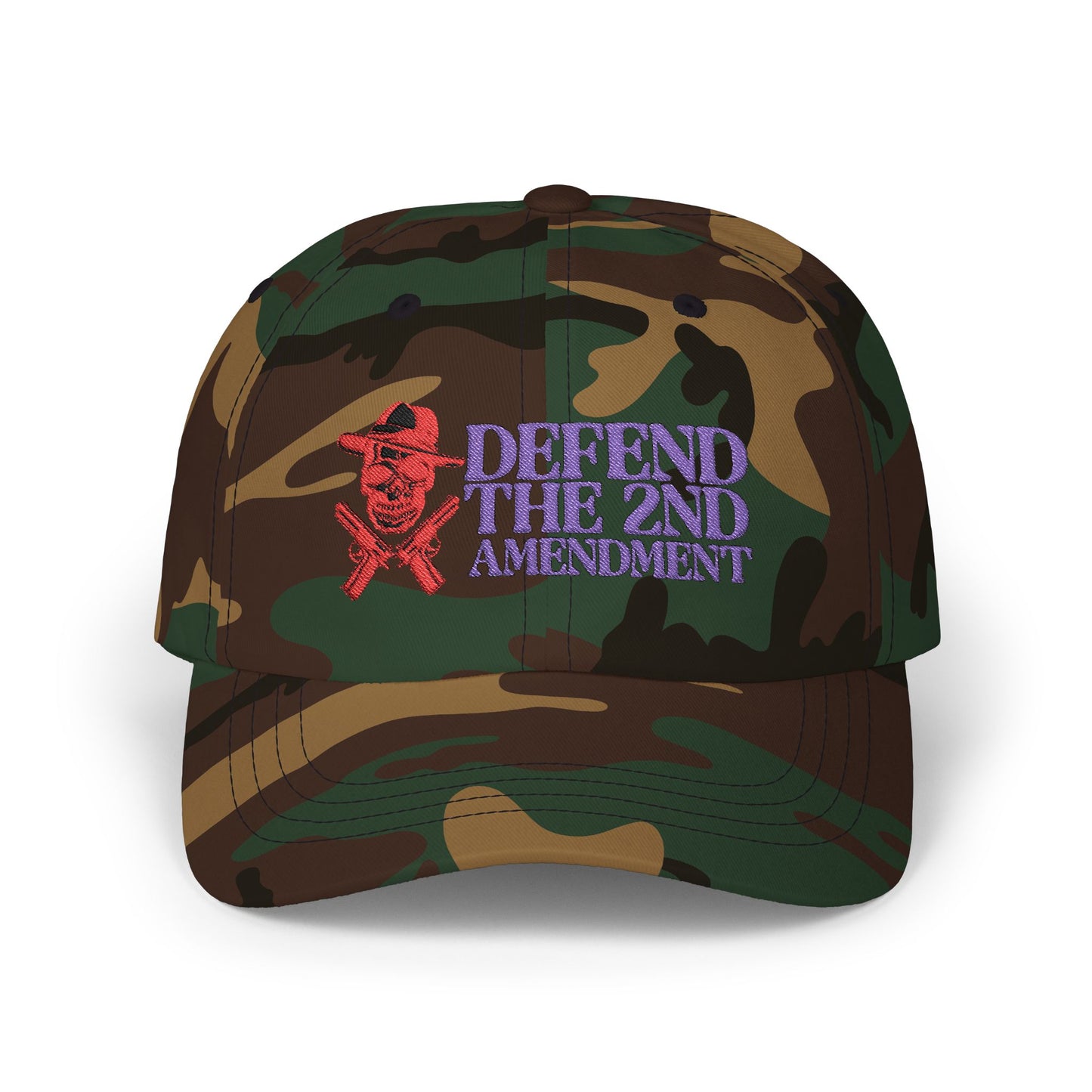 Defend The 2nd Amendment Embroidered Classic Dad Cap