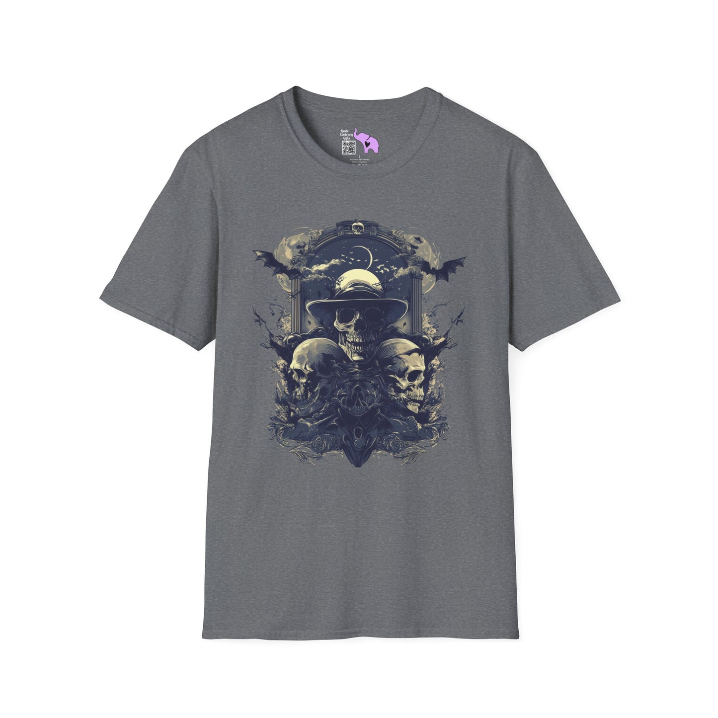 Dapper Skulls Adult T-shirt