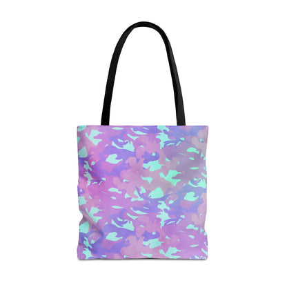 Lavender Mist Camo Canvas Tote Bag