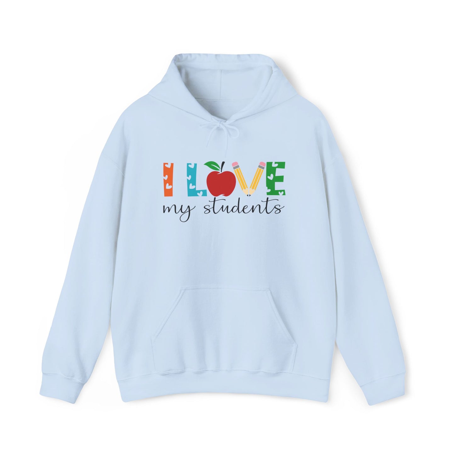I Love My Students Heavy Blend™ Hooded Sweatshirt