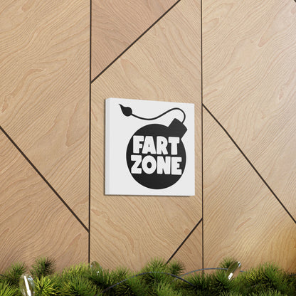 Fart Zone Canvas Square Wraps w/o Frame