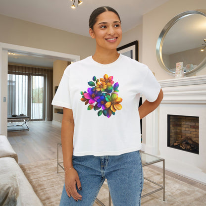 Burst of Bloom Women's Boxy Tee