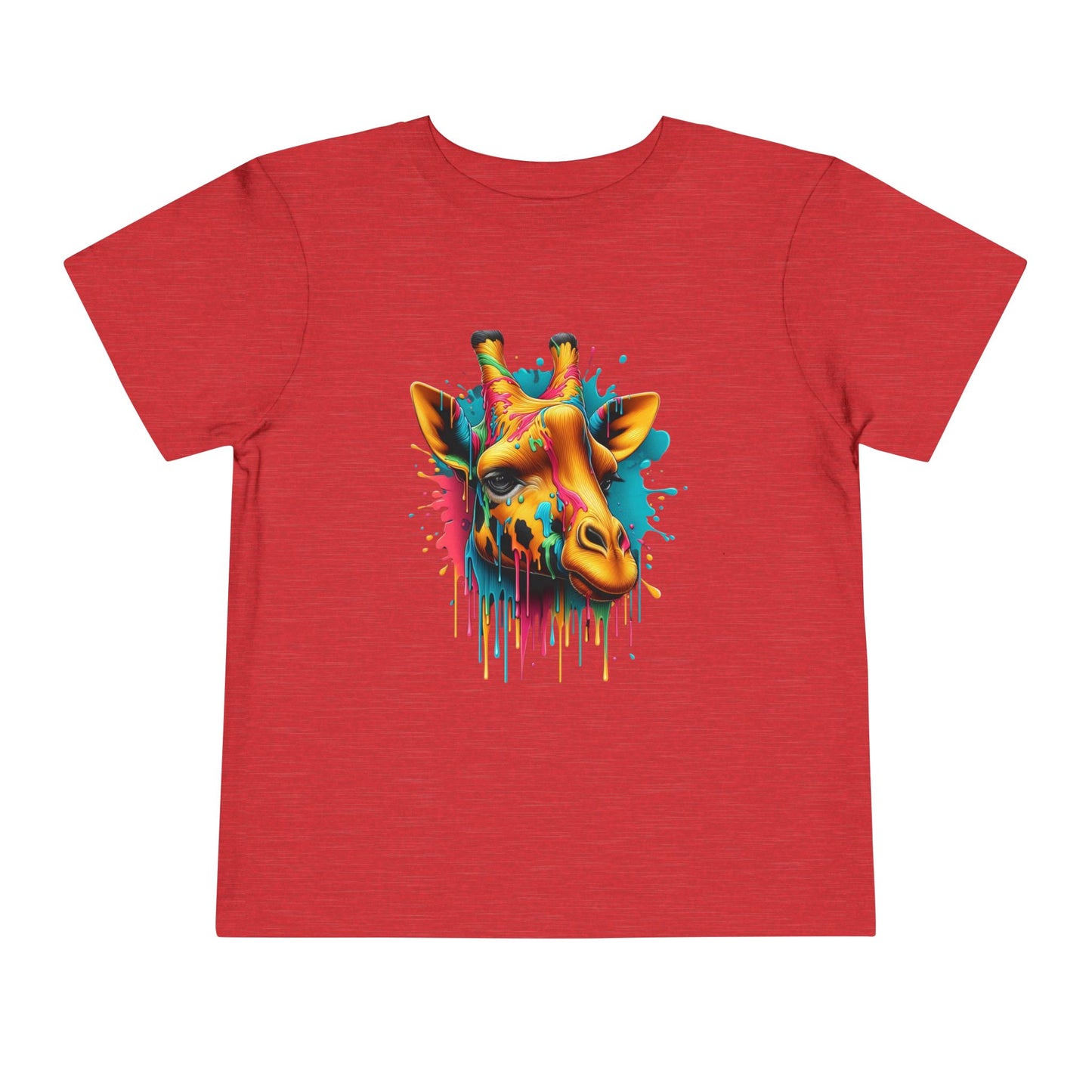 Colorful Giraffe Toddler Tee