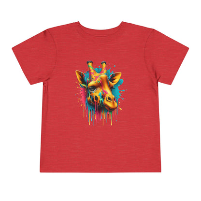 Colorful Giraffe Toddler Tee