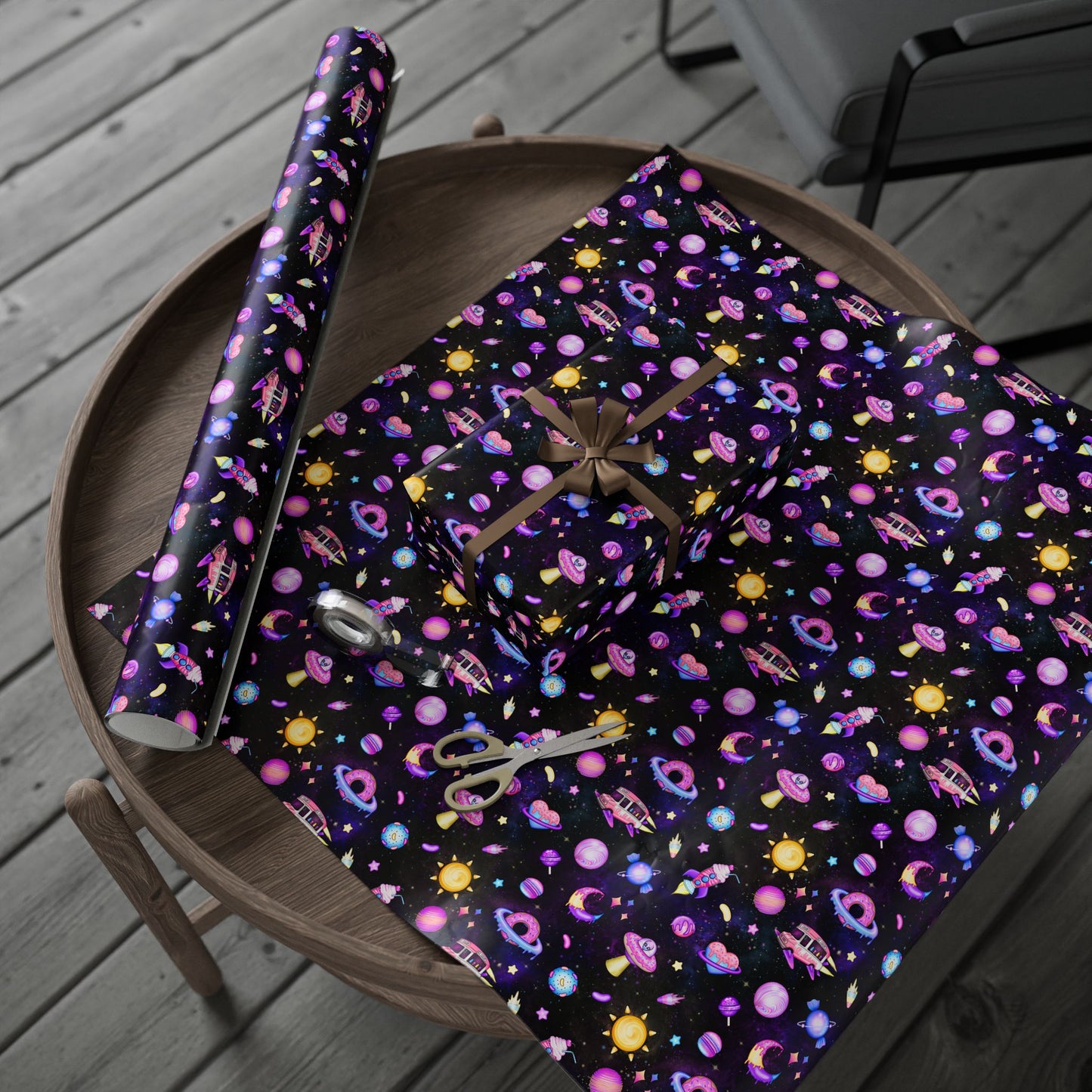 Cosmic Recess Wrapping Paper
