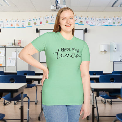Made to Teach Adult T-shirt