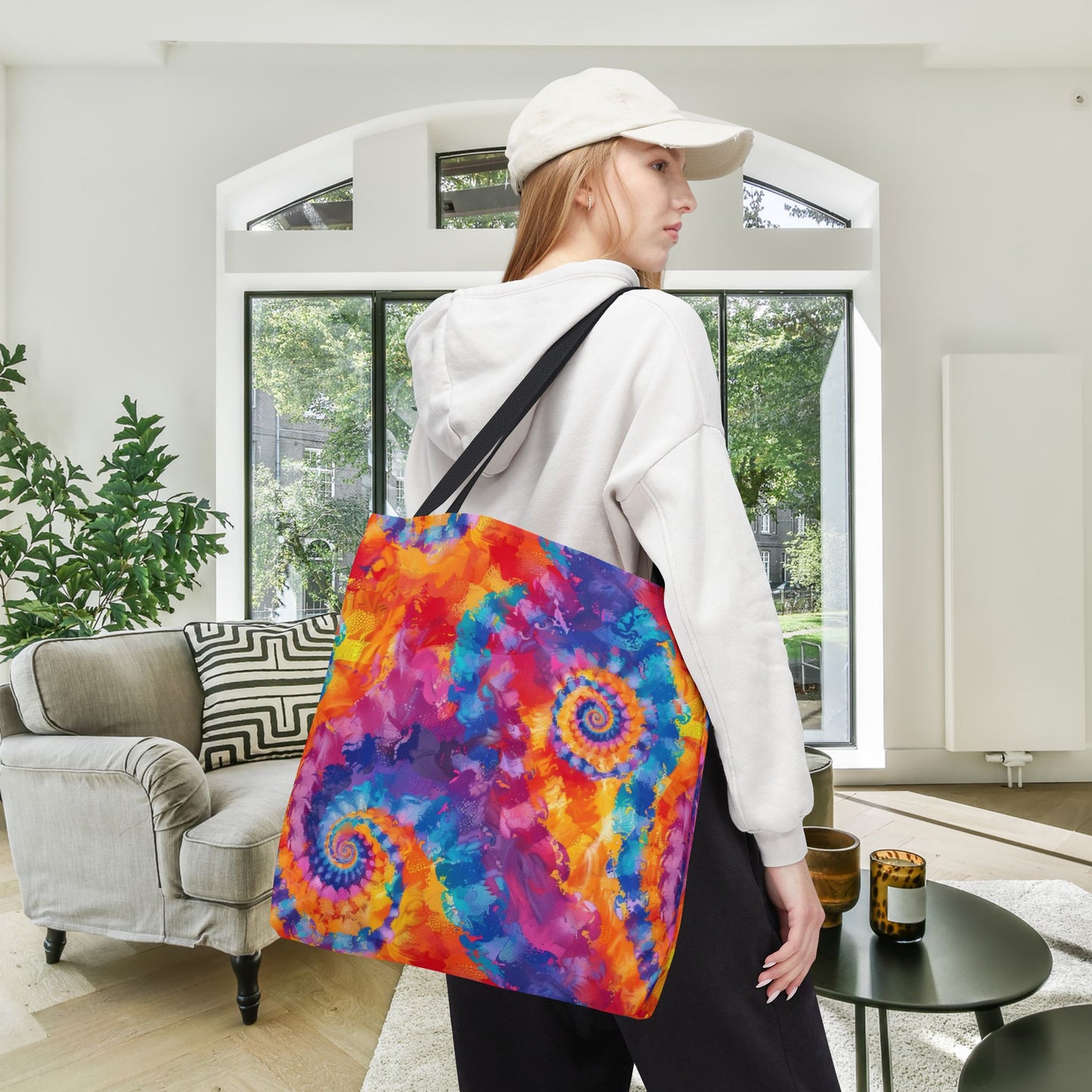 Rainbow Rebel Canvas Tote Bag