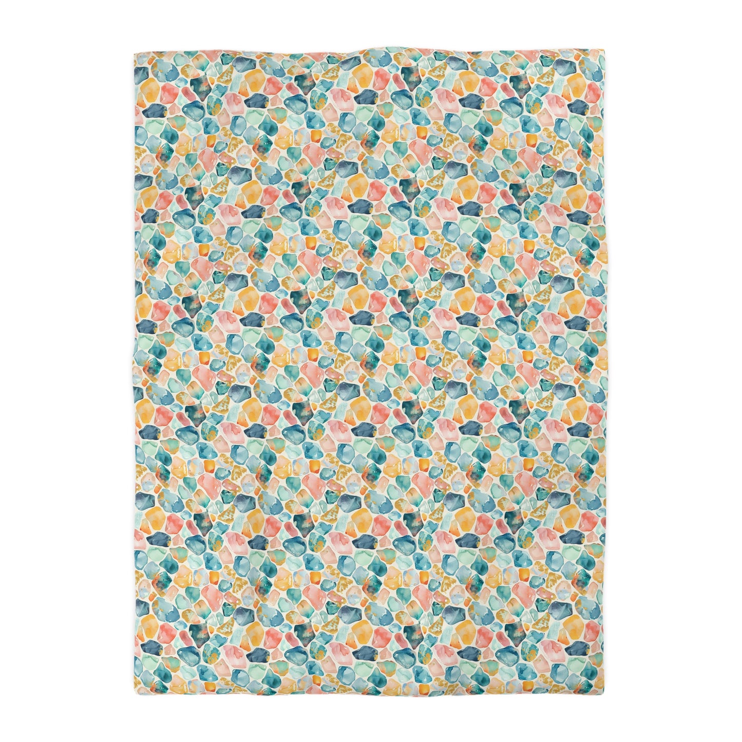 Ocean Pebble Drift Duvet Bedding Set