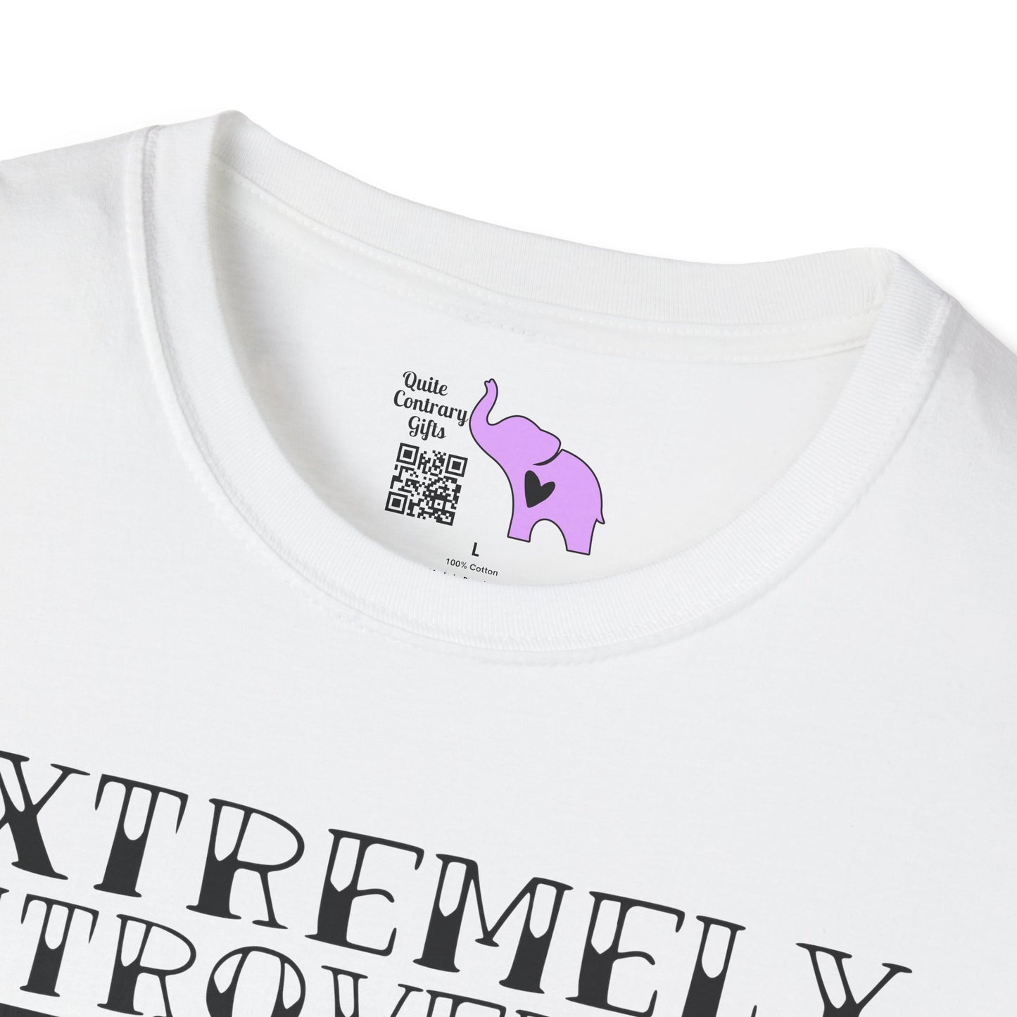 Extremely Introverted But Willing To Discuss Horror Adult T-shirt