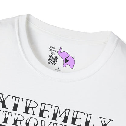 Extremely Introverted But Willing To Discuss Horror Adult T-shirt