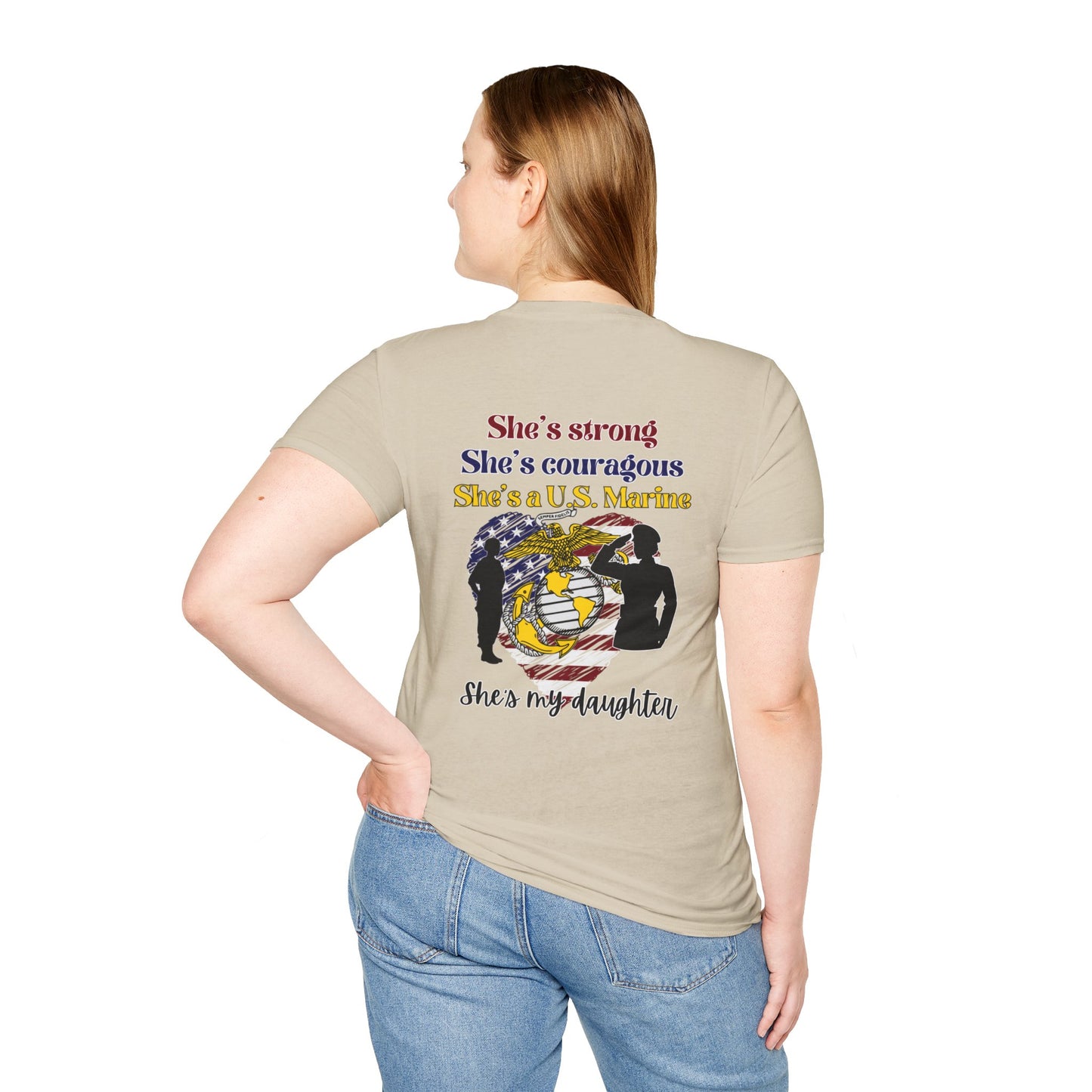 Proud Mom of US Marine Daughter T-shirt