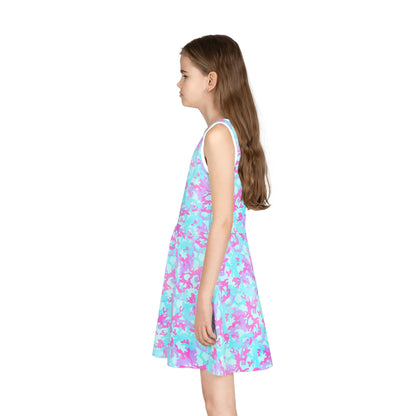 Cotton Candy Camo Girls' Sleeveless Sundress