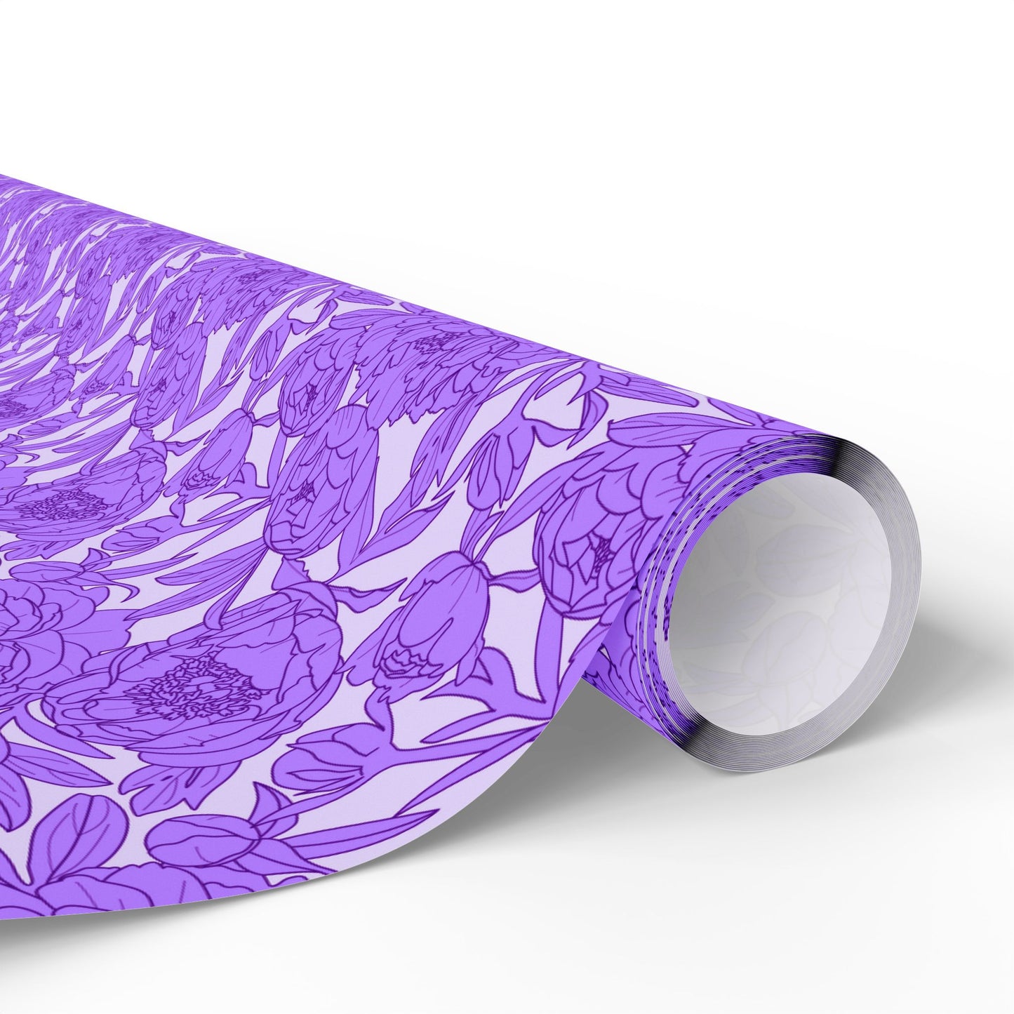 Lavender Peony Symphony Wrapping Paper