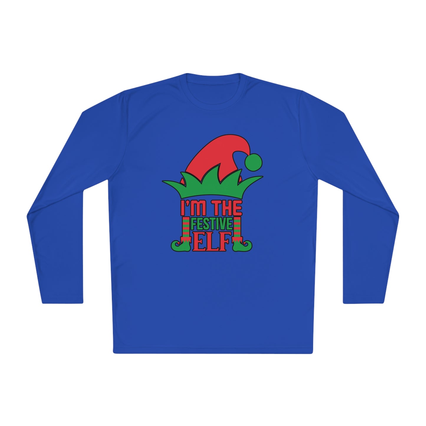 I'm The Festive Elf Adult Long Sleeve Tee